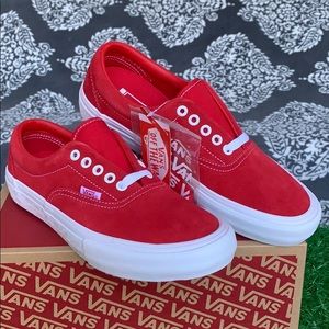 VANS ERA PRO SUEDE RED/WHITE Men’s